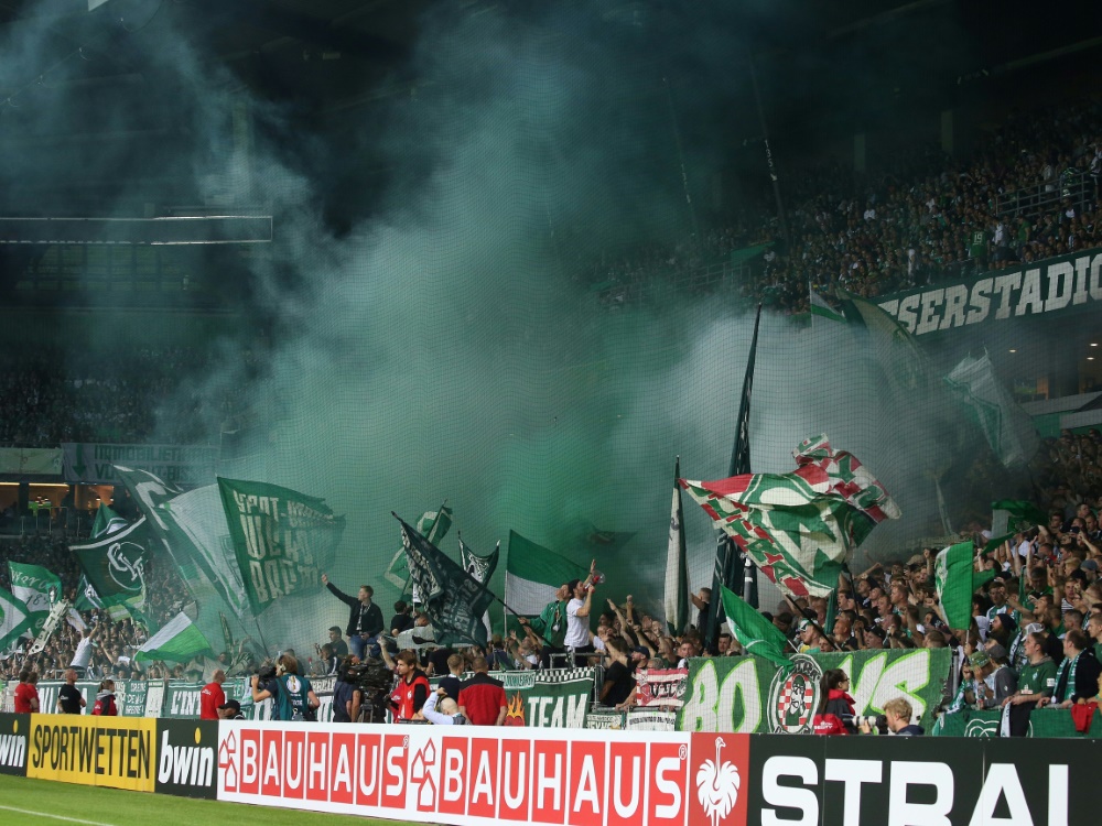 20.000 Euro: DFB bittet Werder Bremen zur Kasse 20.000 Euro: DFB bittet Werder Bremen zur Kasse