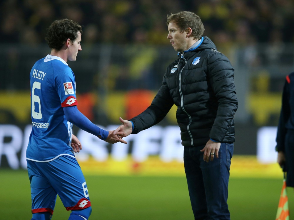 Rudy (l.) hält große Stücke auf Nagelsmann Rudy (l.) hält große Stücke auf Nagelsmann