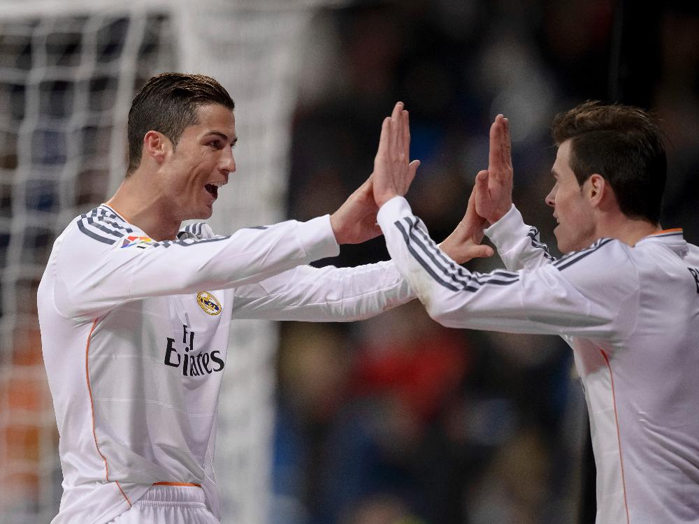 Bereit für die Bayern: Ronaldo (l.) und Bale wieder fit