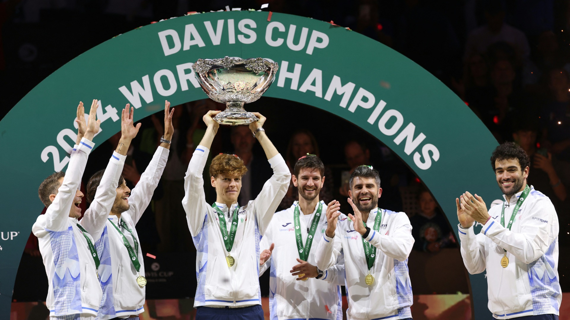 Erst Davis-Cup-Sieger, nun Aurichter: Italien