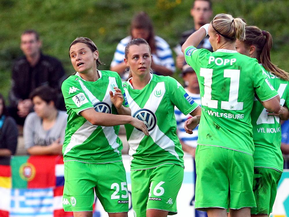 Die Frauen des VfL Wolfsburg sind wieder Tabellenführer