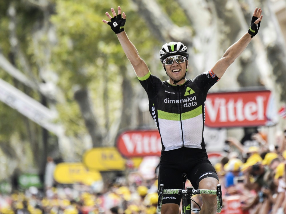 Boasson Hagen hat die 19. Etappe der Tour gewonnen Boasson Hagen hat die 19. Etappe der Tour gewonnen