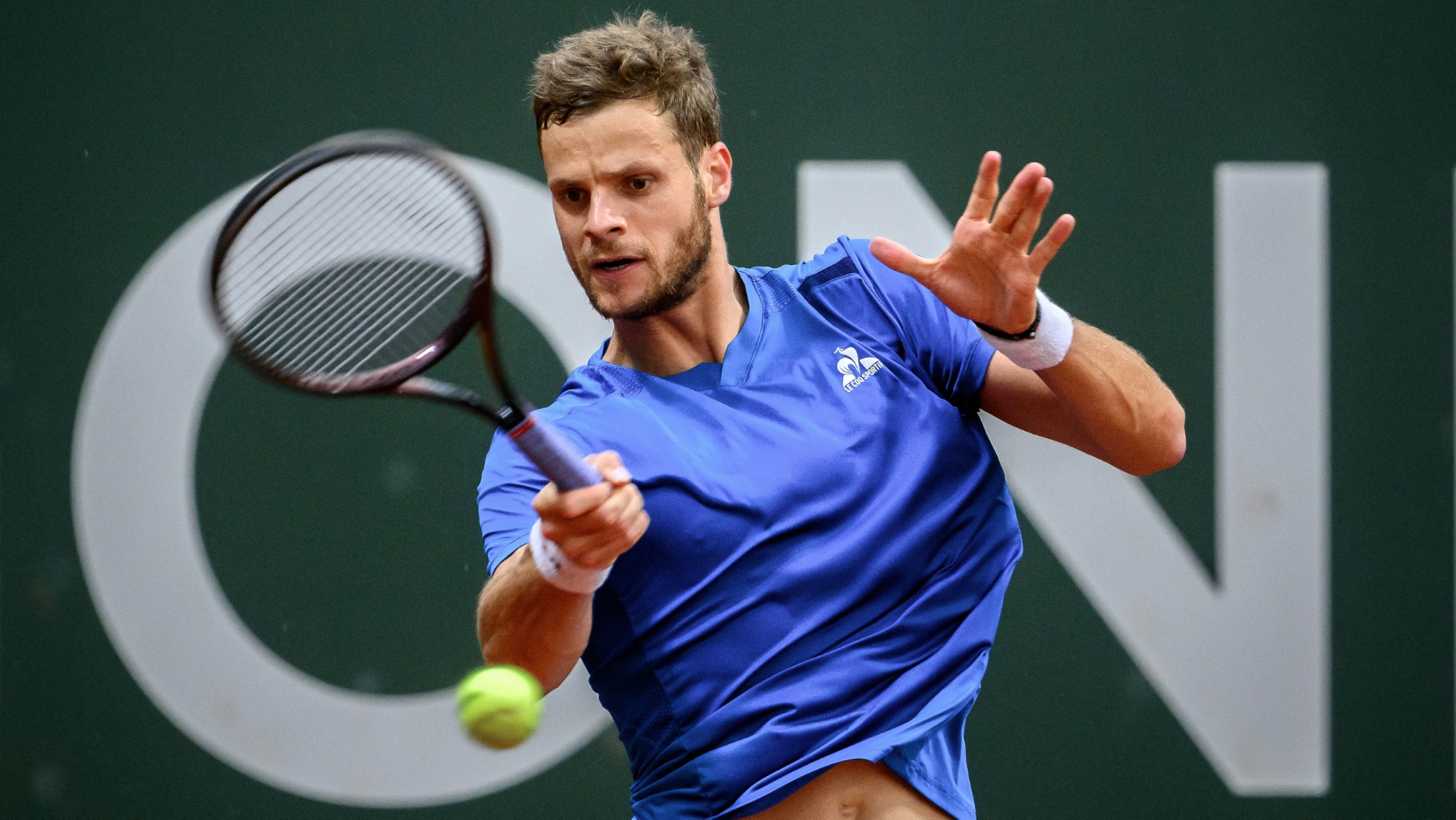 Yannick Hanfmann konnte mit Novak Djokovic nicht mithalten