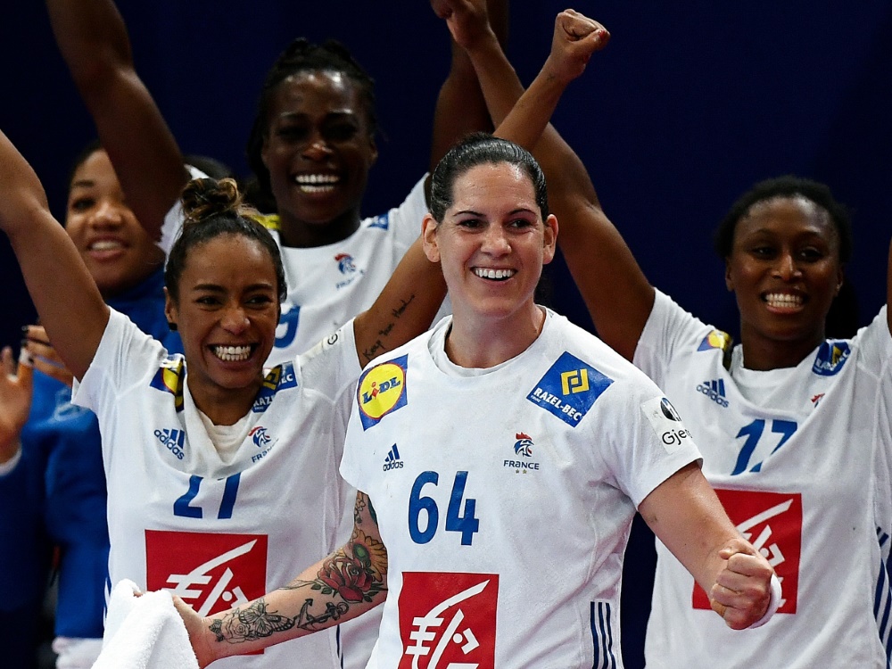 Die Französinnen ziehen ins EM-Finale ein Die Französinnen ziehen ins EM-Finale ein