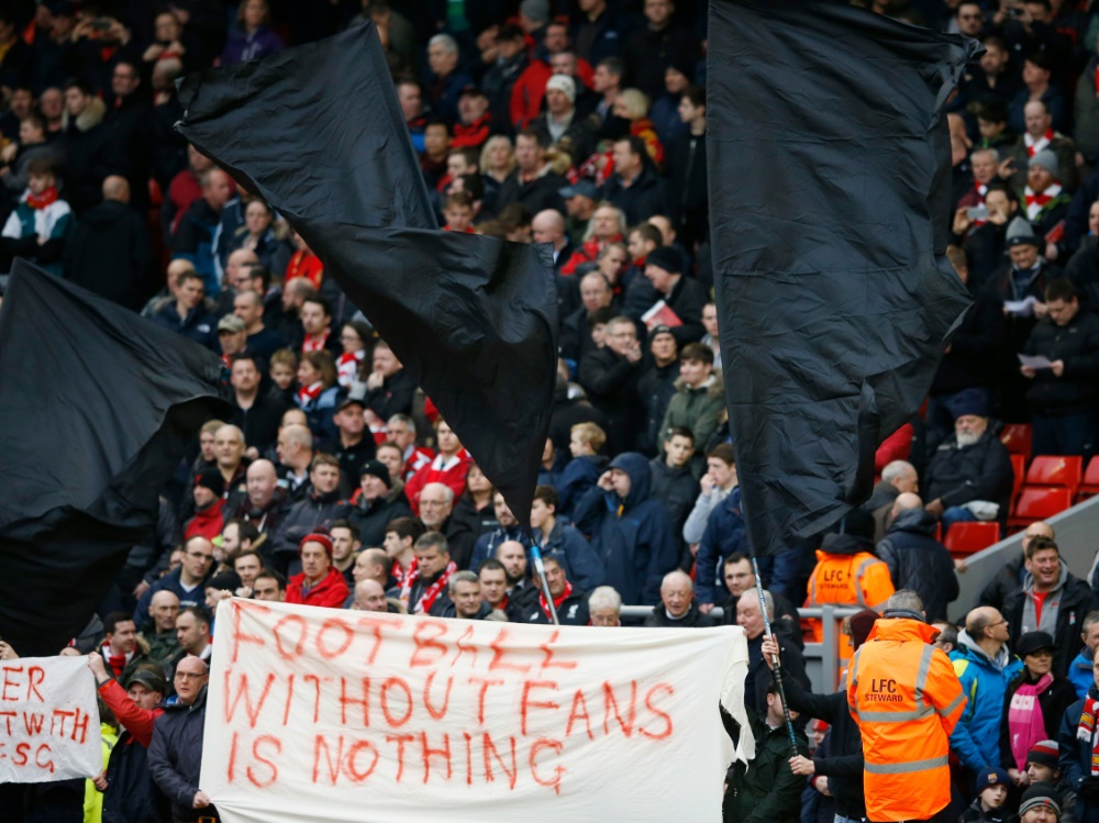 Kartenpreise: Liverpool-Fans protestieren