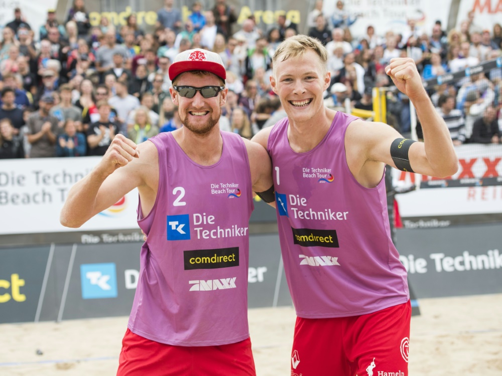 Arne Bergmann und Yannick Harms scheitern bei Beach-WM Arne Bergmann und Yannick Harms scheitern bei Beach-WM
