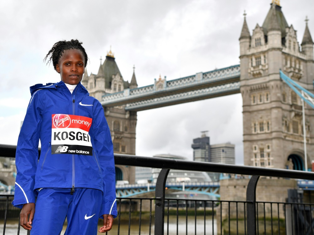 In London erneut erfolgreich: Brigid Kosgei In London erneut erfolgreich: Brigid Kosgei