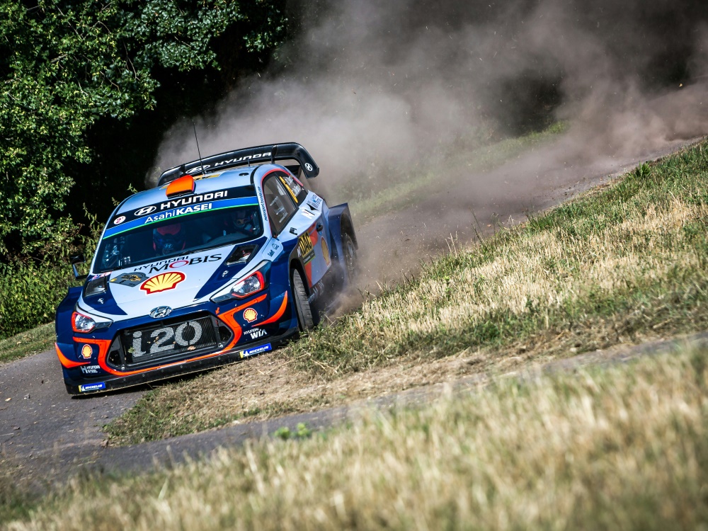 Mit Problemen bei der Rallye Deutschland: Dani Sordo Mit Problemen bei der Rallye Deutschland: Dani Sordo