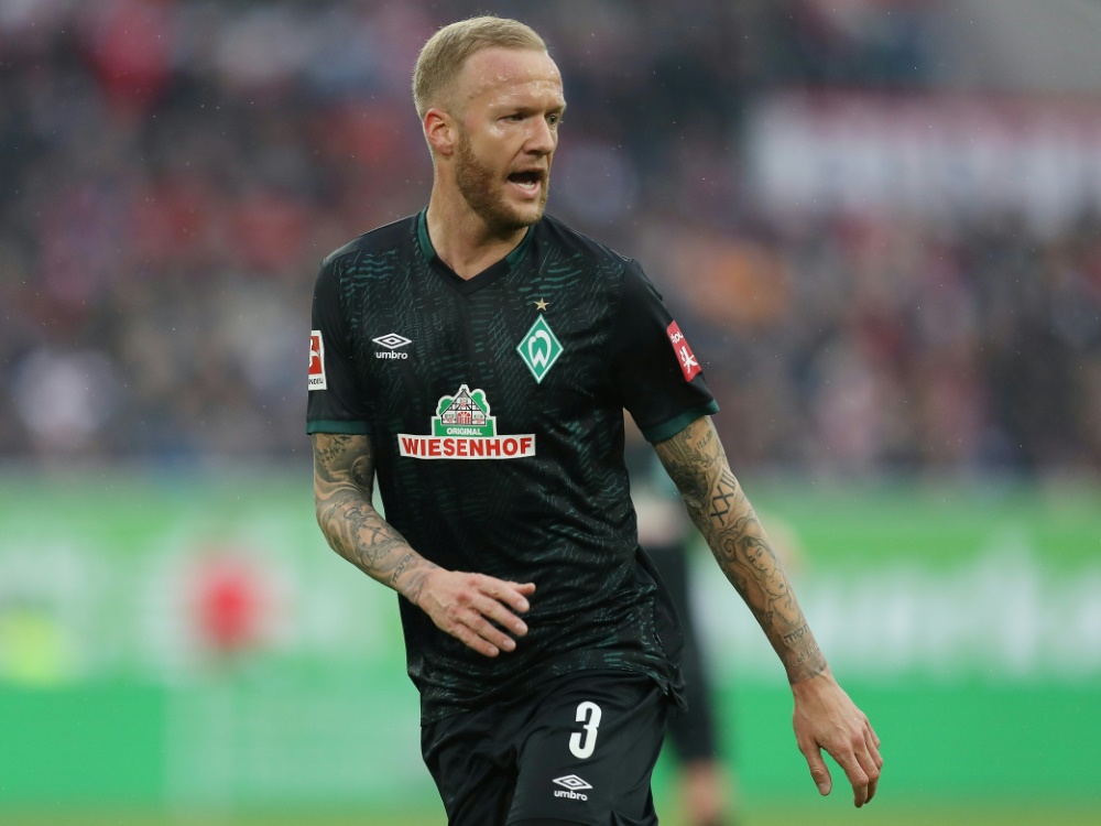 Fit für das Spiel gegen seinen Ex-Verein: Kevin Vogt von Werder Bremen