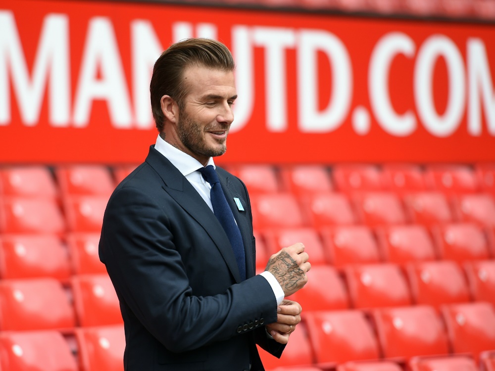 David Beckham traut Louis van Gaal die Wende zu David Beckham traut Louis van Gaal die Wende zu