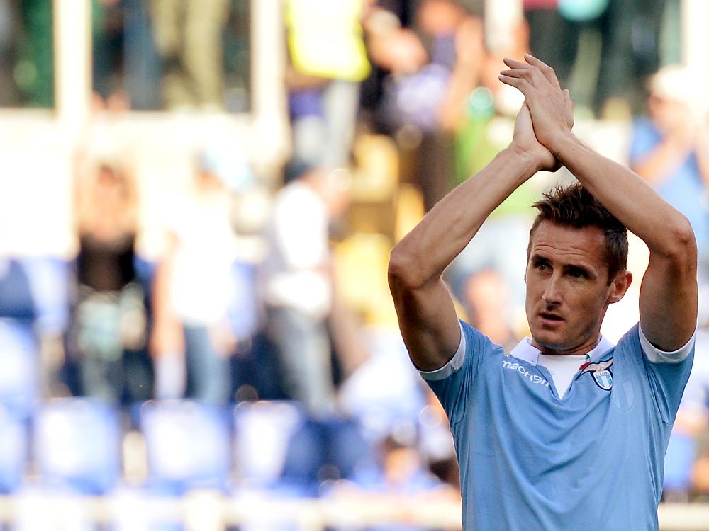 Miroslav Klose will seinen Vertrag in Rom wohl verlängern
