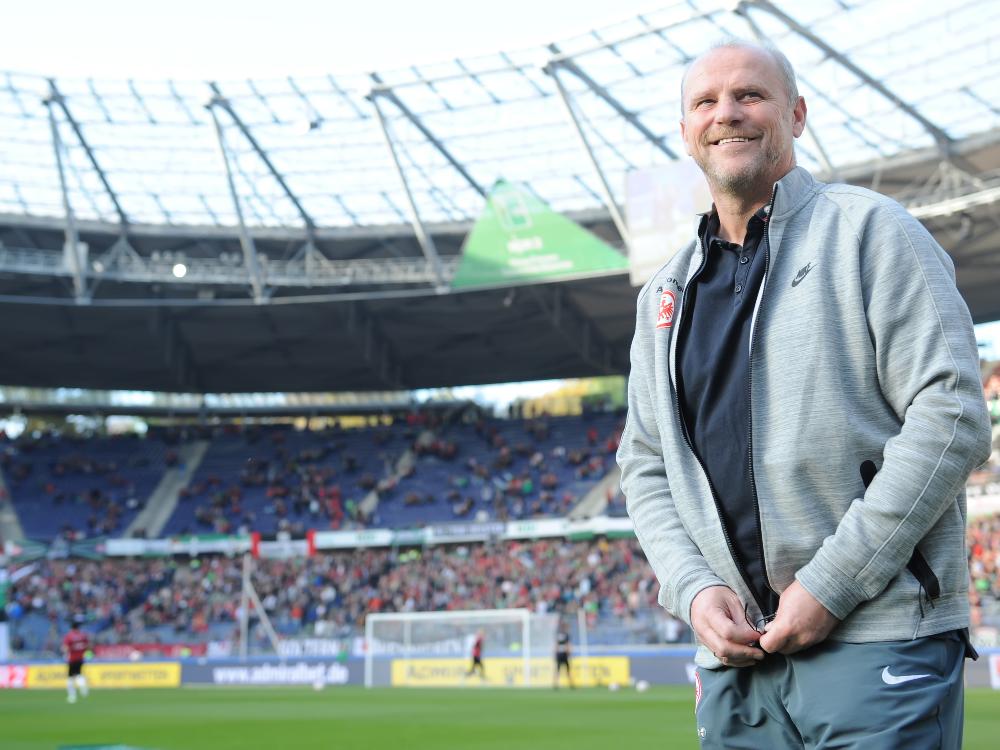Mit der Entwicklung des Teams zufrieden: Thomas Schaaf Mit der Entwicklung des Teams zufrieden: Thomas Schaaf