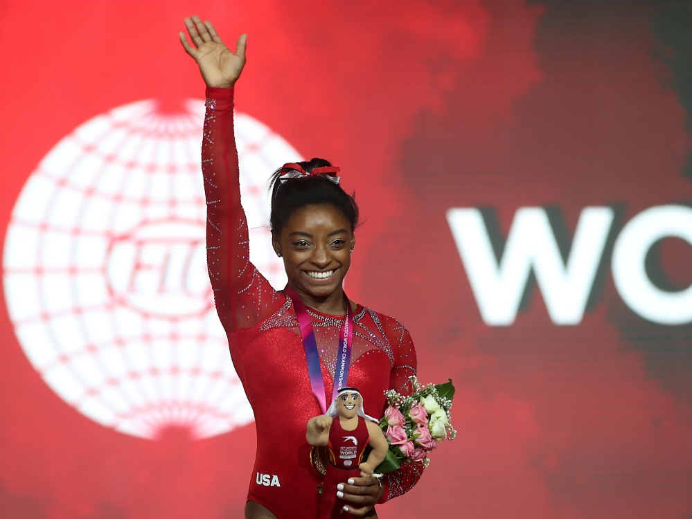 Simone Biles war die überragende Athletin der Kunstturn-WM Simone Biles war die überragende Athletin der Kunstturn-WM