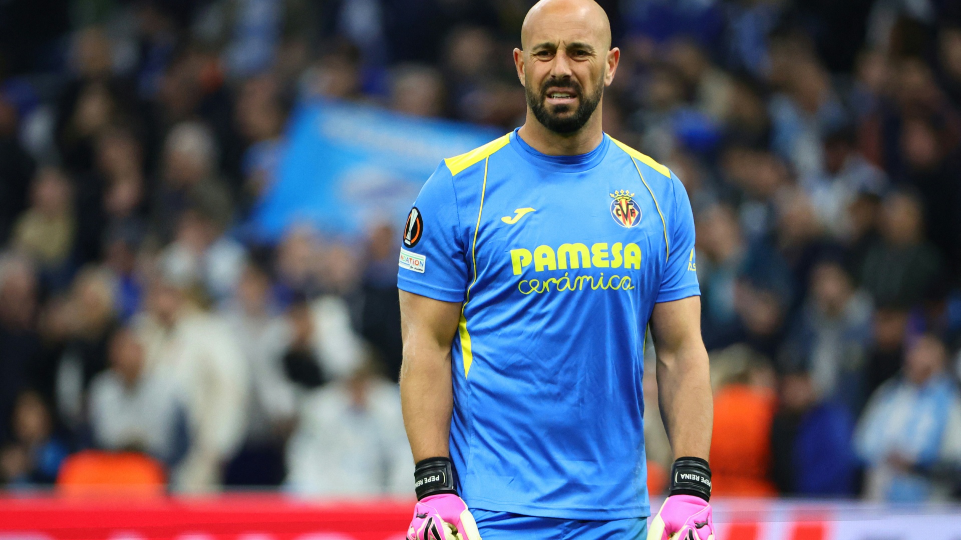 Pepe Reina, hier 2024 im Trikot von Villarreal Pepe Reina, hier 2024 im Trikot von Villarreal