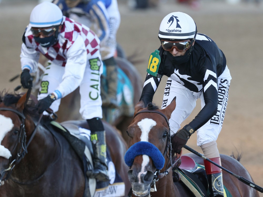 Authentic mit Velazquez (r.) gewinnt Kentucky Derby Authentic mit Velazquez (r.) gewinnt Kentucky Derby