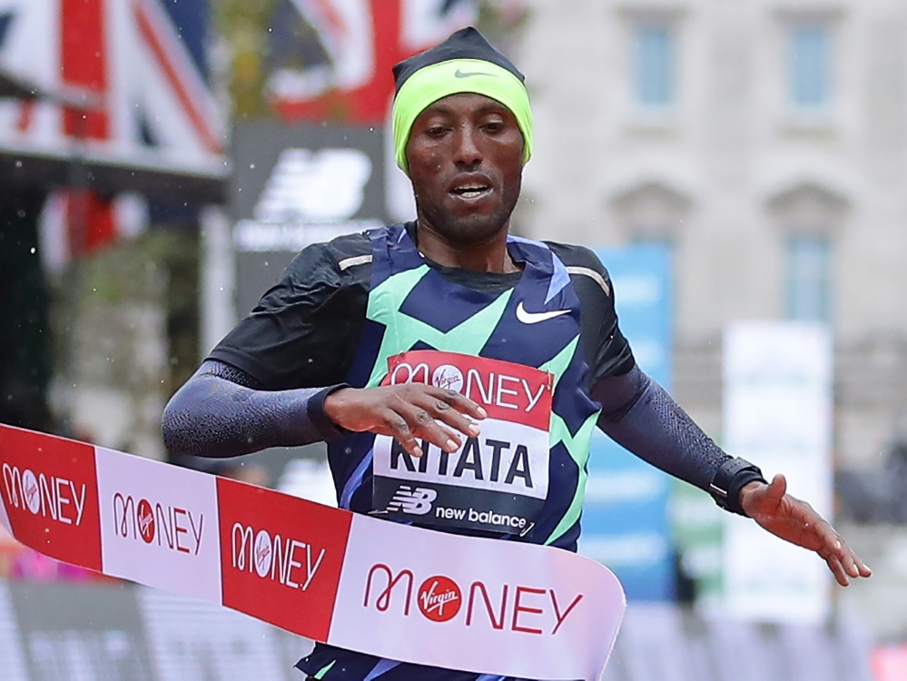 Überraschend Sieger des London-Marathons: Shura Kitata Überraschend Sieger des London-Marathons: Shura Kitata