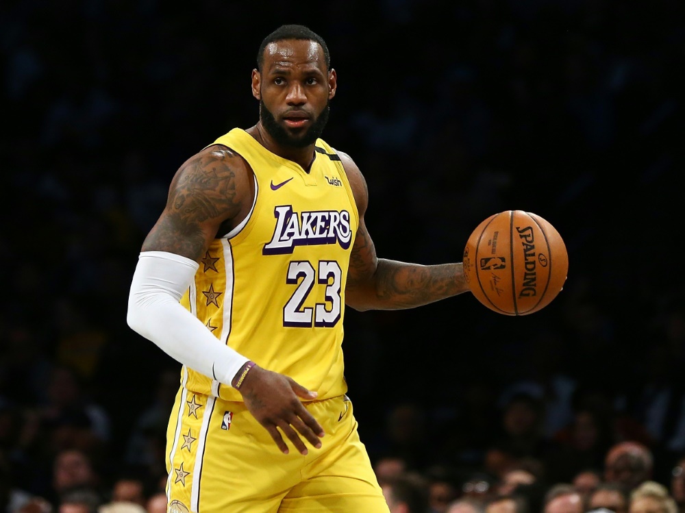 Kapitän beim All-Star-Spiel: LeBron James Kapitän beim All-Star-Spiel: LeBron James