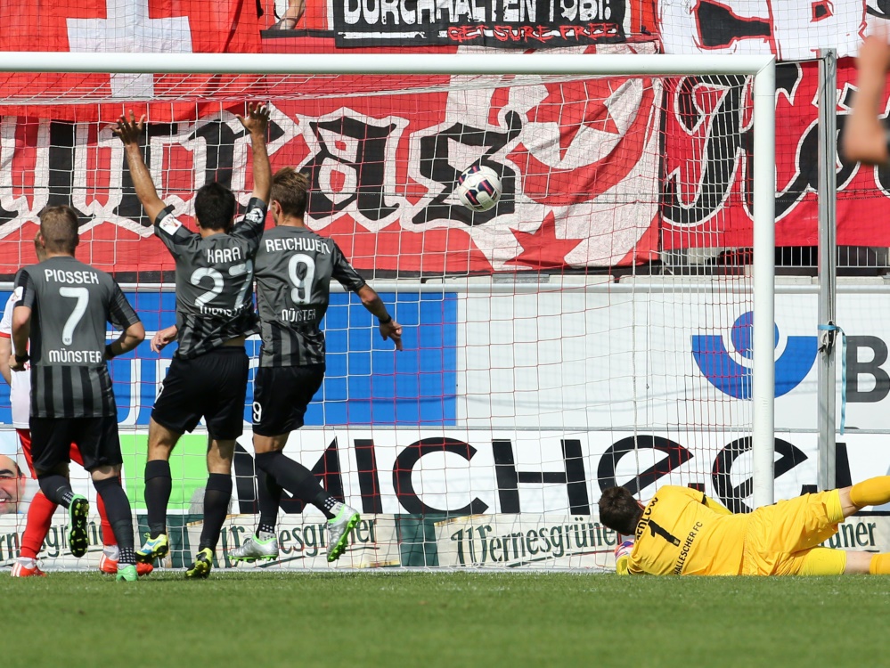 Der Hallesche FC verlor gegen Preußen Münster mit 1:3