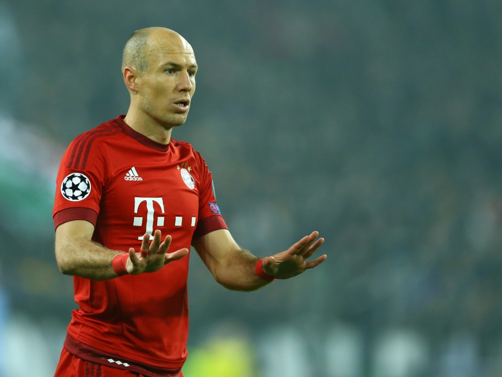 Der FC Bayern muss ohne Robben gegen Benfica Lissabon ran Der FC Bayern muss ohne Robben gegen Benfica Lissabon ran