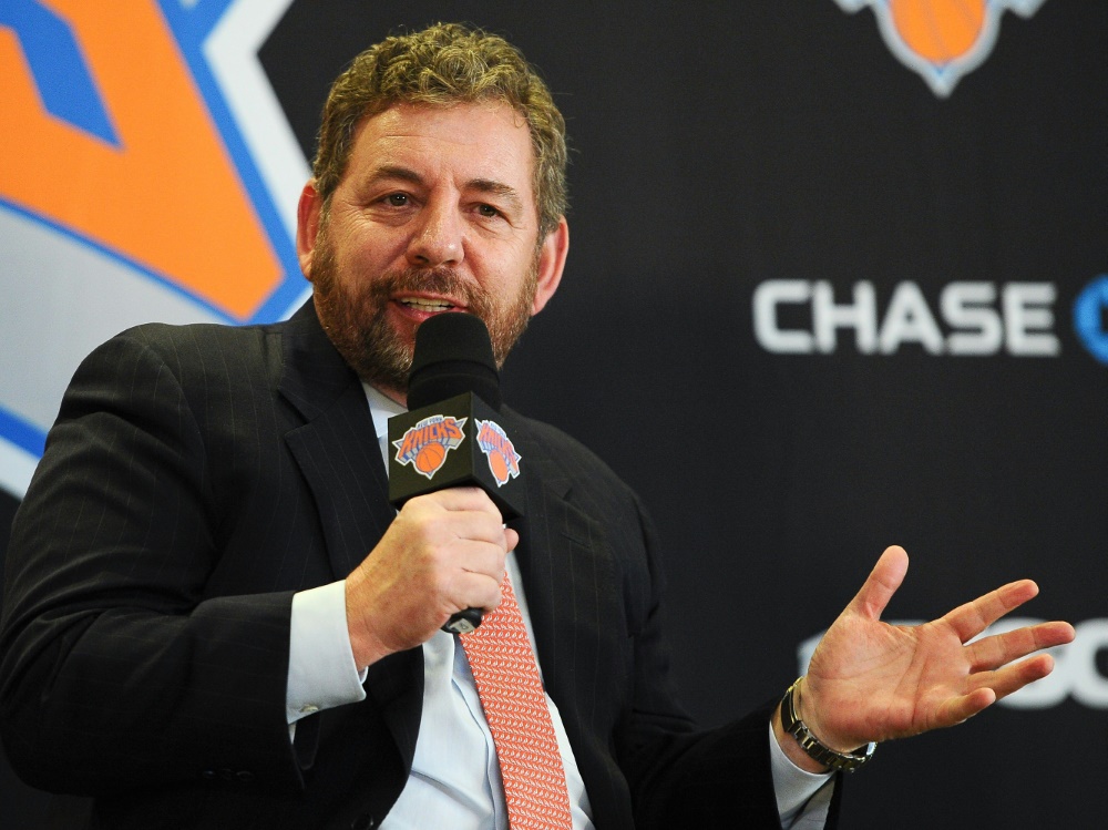 In häuslicher Quarantäne: James Dolan In häuslicher Quarantäne: James Dolan