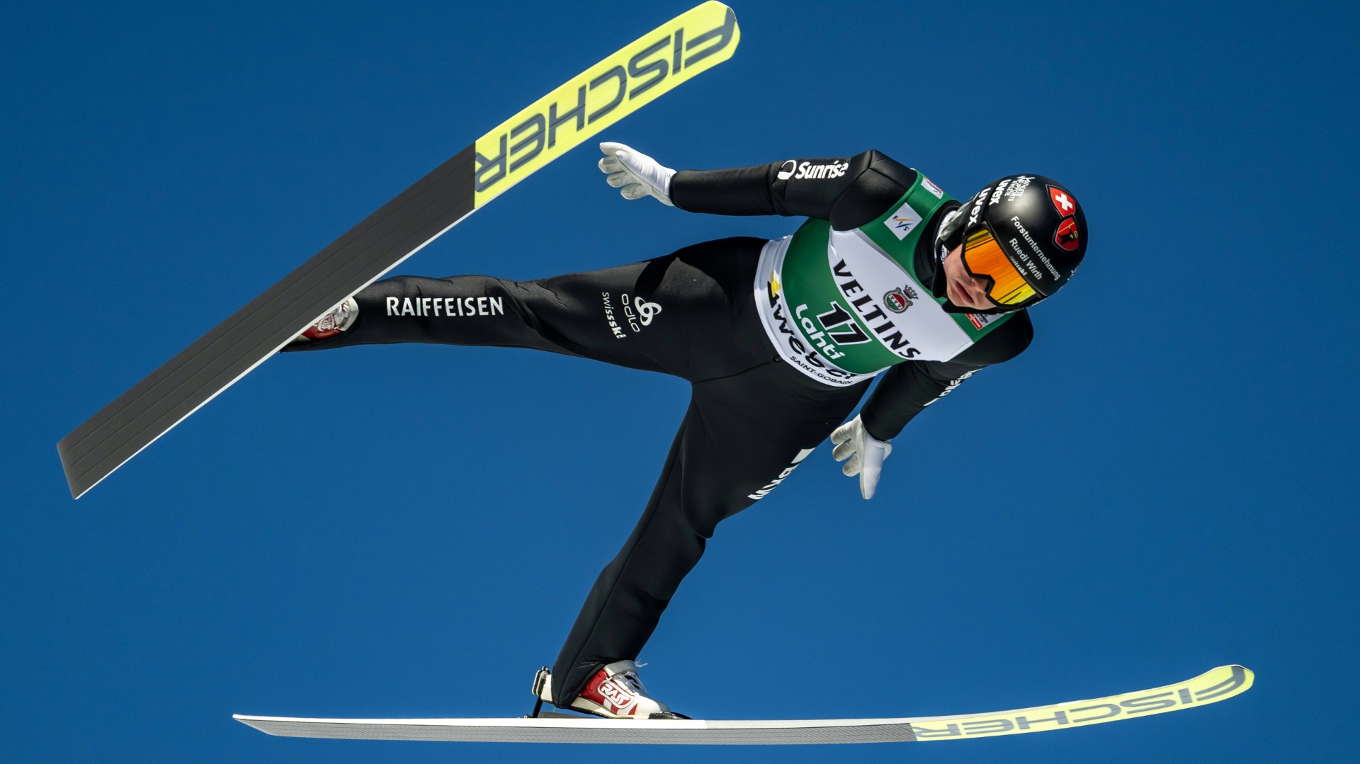 Pascal Müller beim Weltcup in Lahti