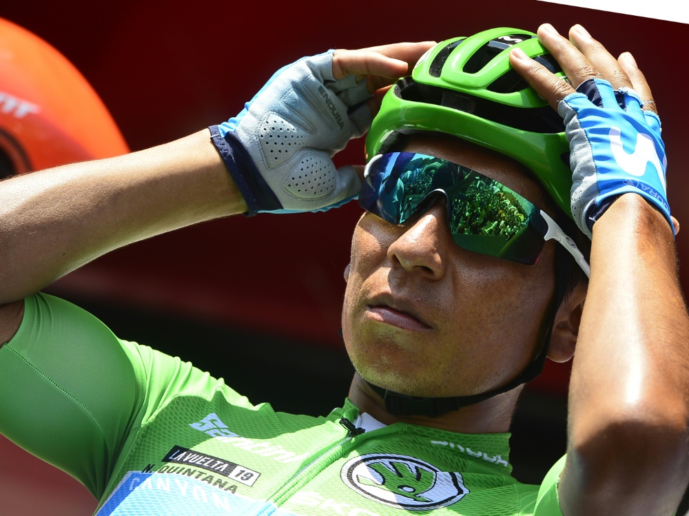 Stürzte im Training: Nairo Quintana Stürzte im Training: Nairo Quintana