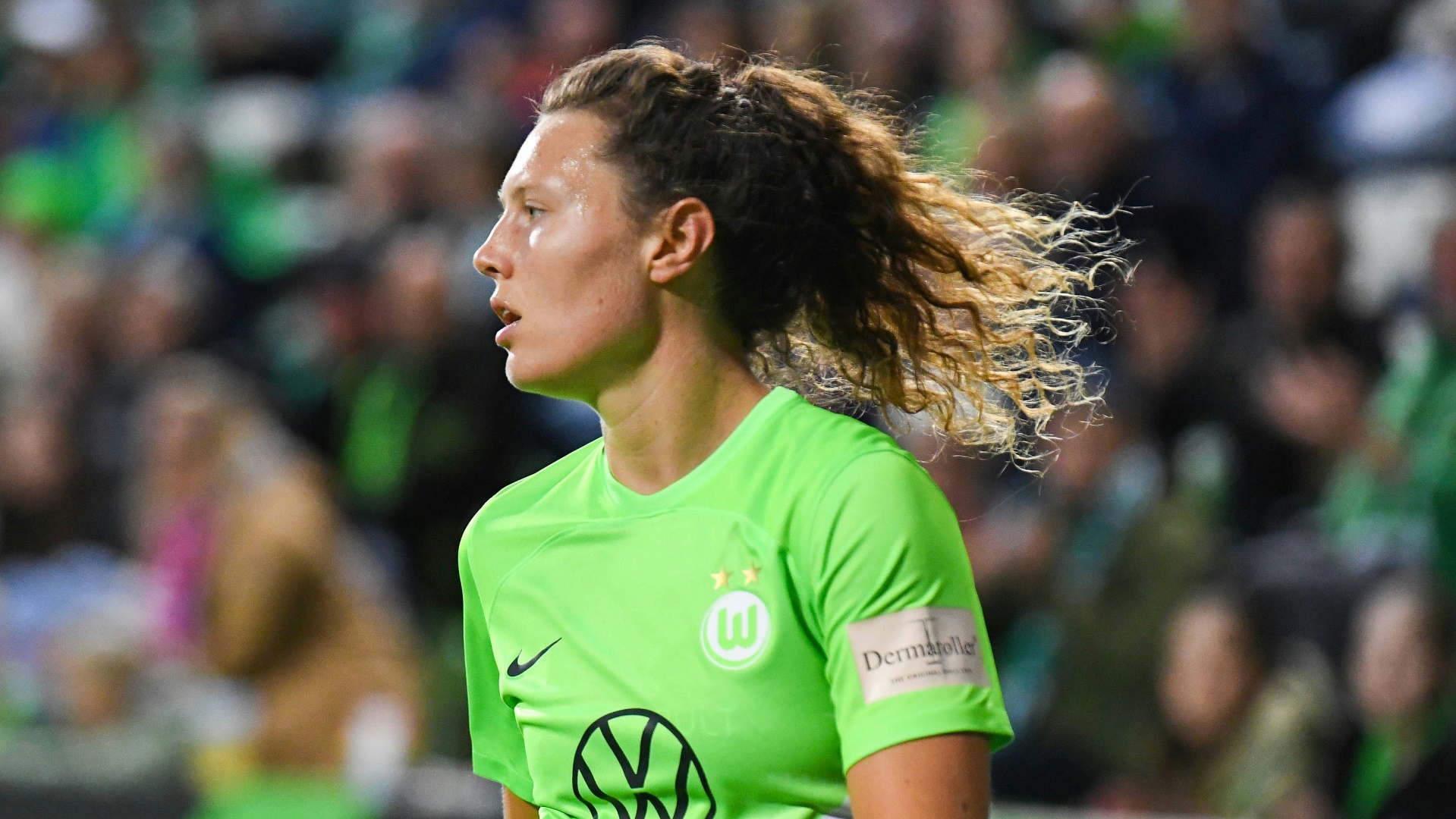 Erstes Pflichtspieltor für den VfL Wolfsburg: Fenna Kalma