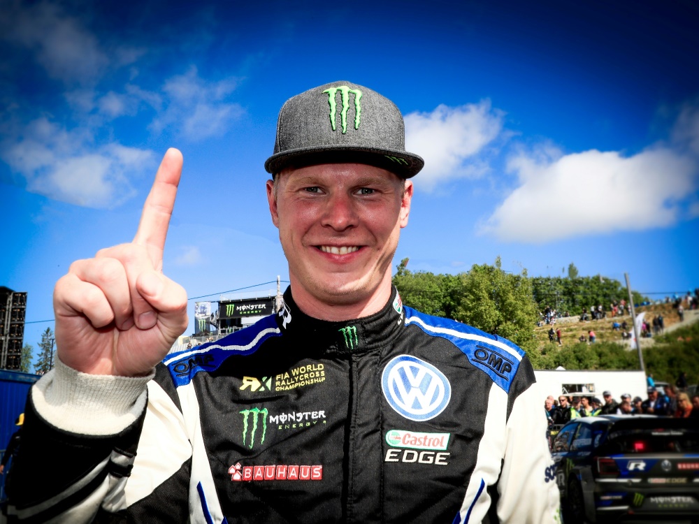 Johan Kristoffersson konnte seinen achten Sieg feiern Johan Kristoffersson konnte seinen achten Sieg feiern