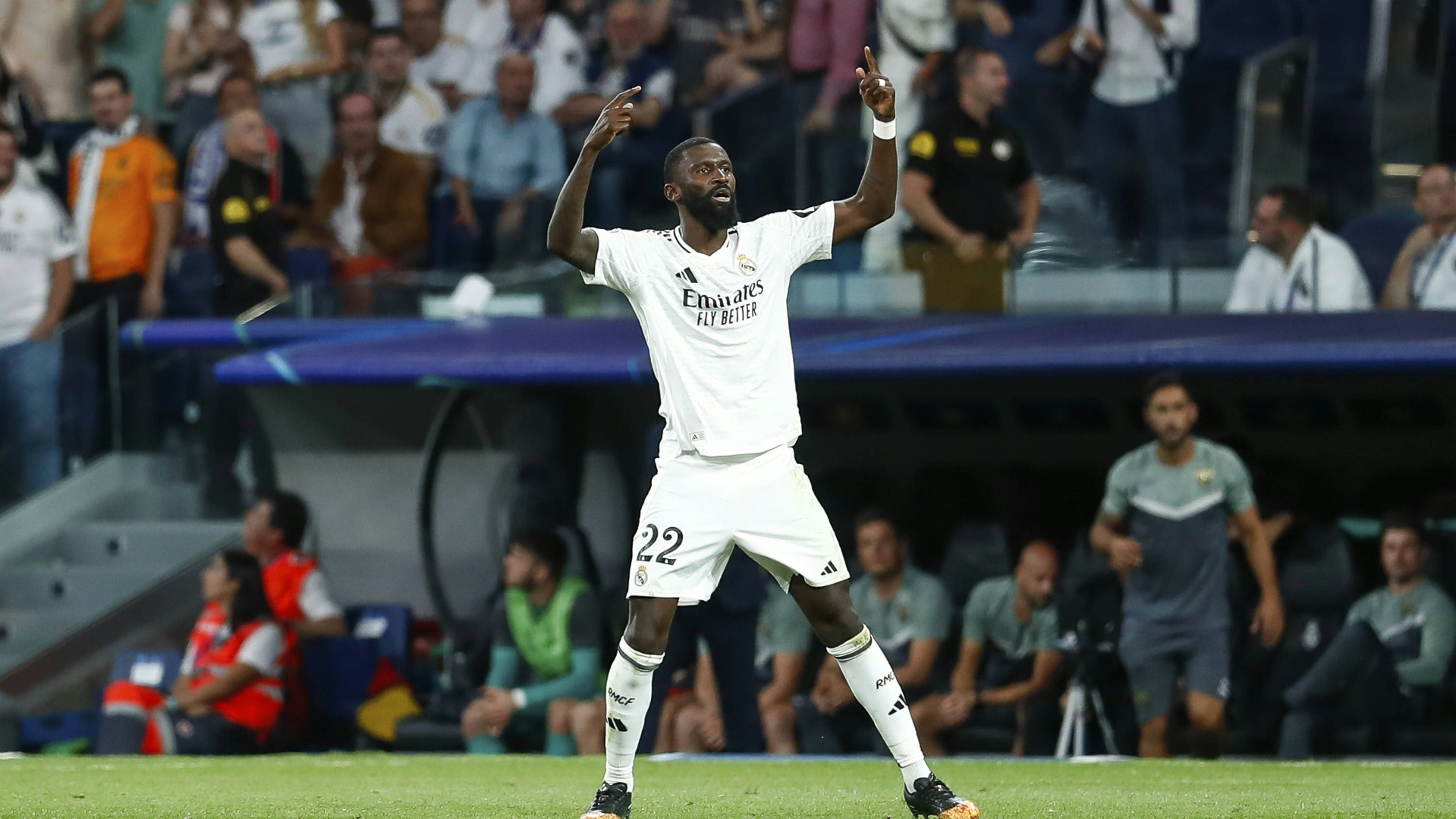Antonio Rüdiger traf gegen den VfB Stuttgart Antonio Rüdiger traf gegen den VfB Stuttgart