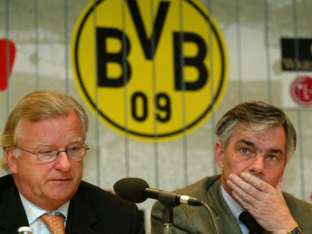 Gerd Niebaum (l.) und Michael Meier hatten einst beim BVB das Sagen