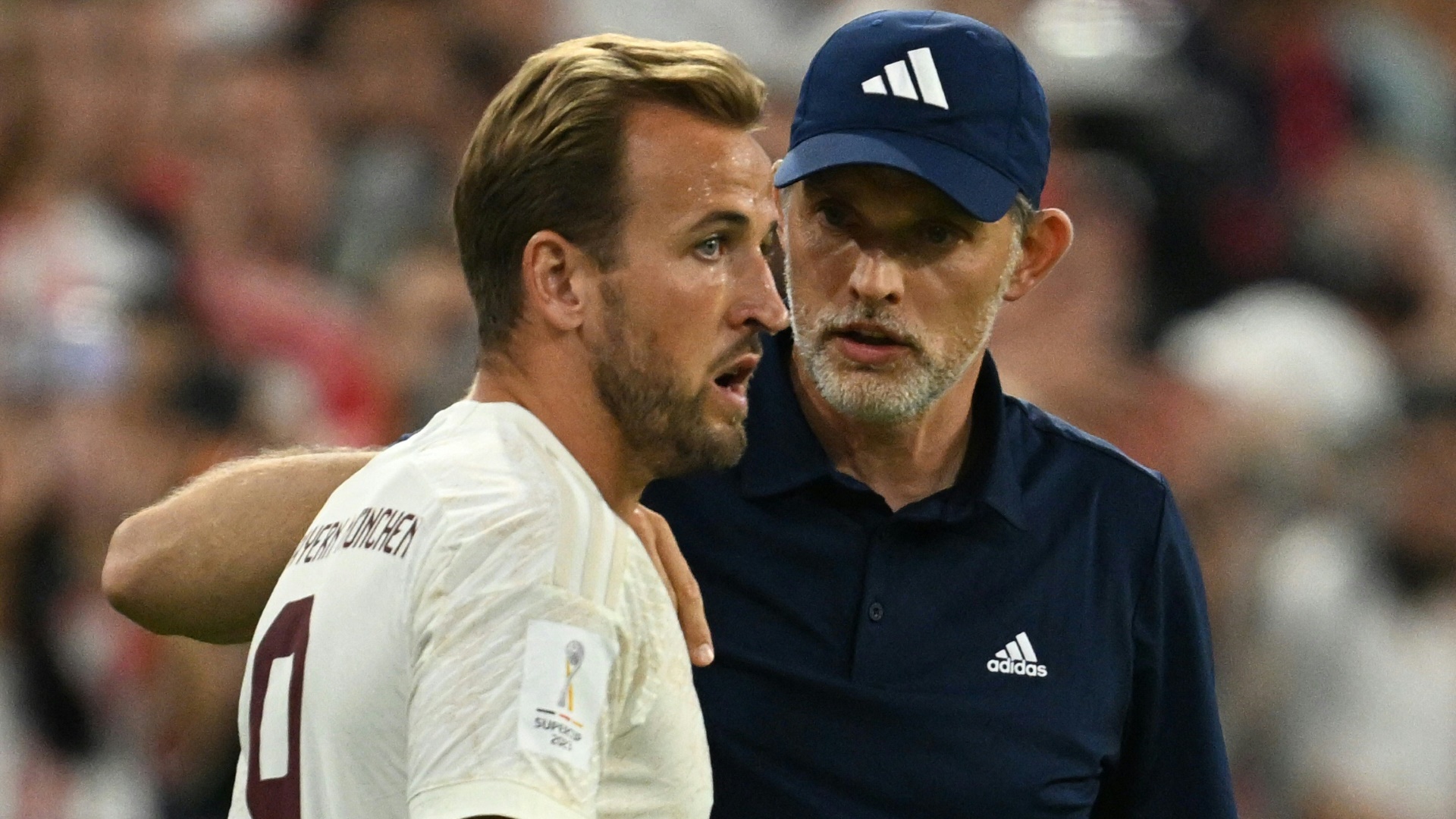 Thomas Tuchel (r.) und Harry Kane kennen sich vom FC Bayern Thomas Tuchel (r.) und Harry Kane kennen sich vom FC Bayern