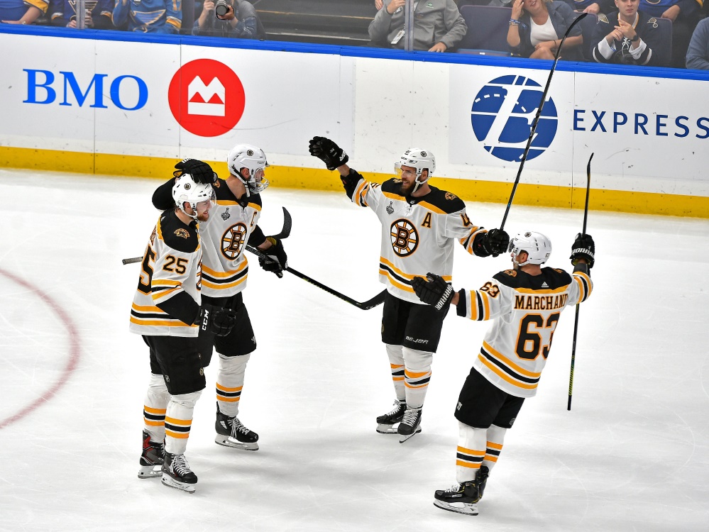 Bruins-Jubel nach Sieg in St. Louis Bruins-Jubel nach Sieg in St. Louis