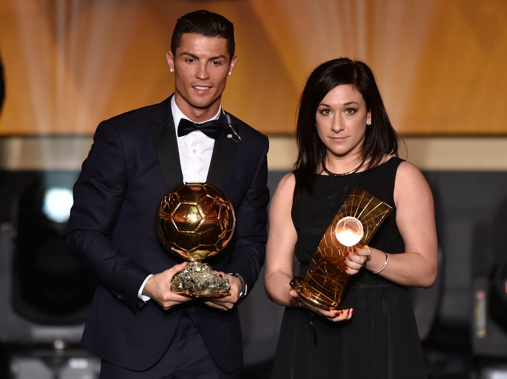 Preisträger 2015: Cristiano Ronaldo und Nadine Keßler