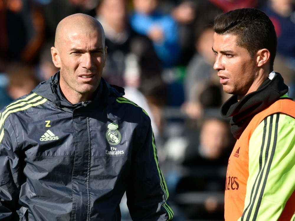 Zinedine Zidane: Grünes Licht für Cristiano Ronaldo