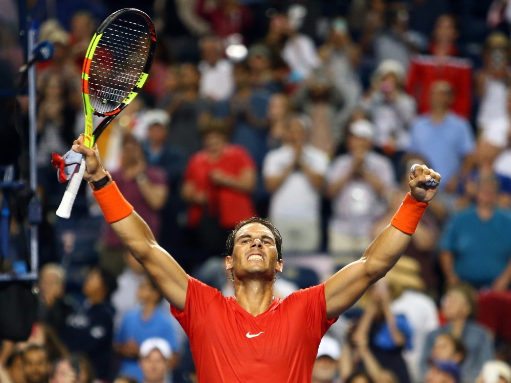 Rafael Nadal steht beim Masters in Kanada im Finale Rafael Nadal steht beim Masters in Kanada im Finale