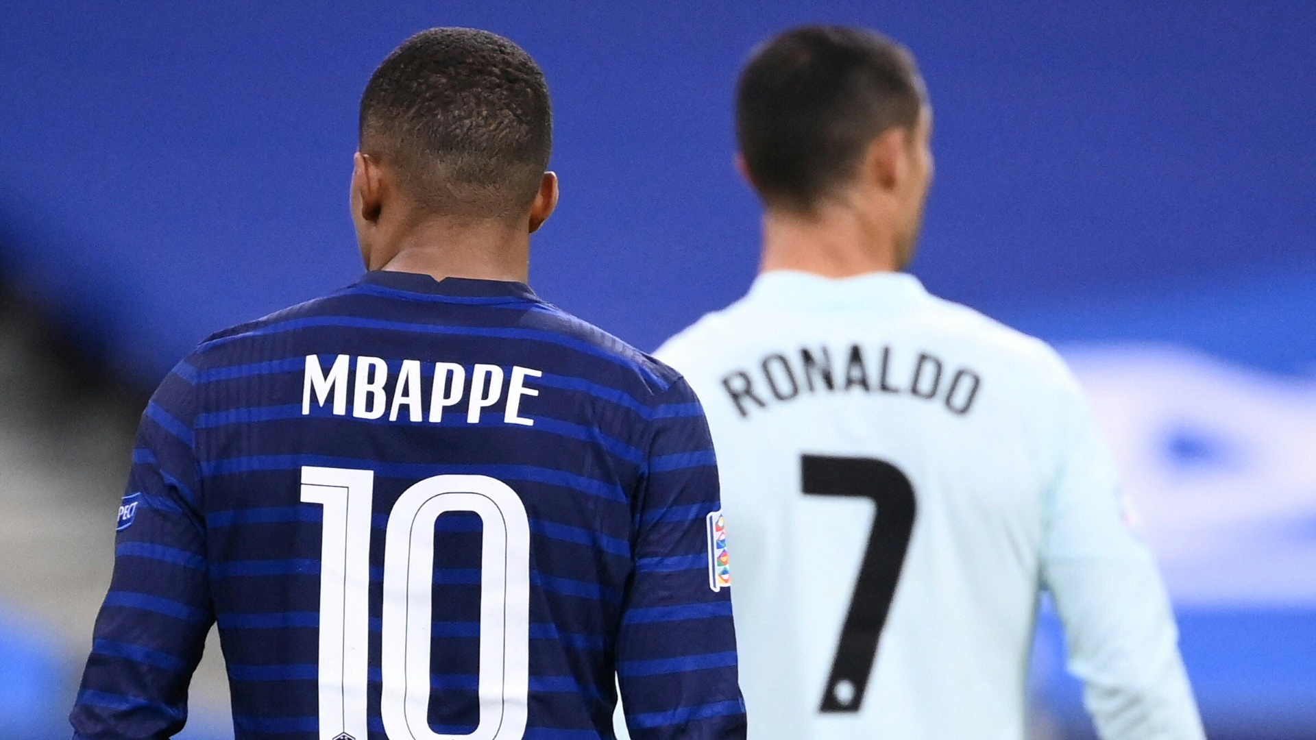 Mbappe und Ronaldo, hier im Jahr 2020 als Gegner
