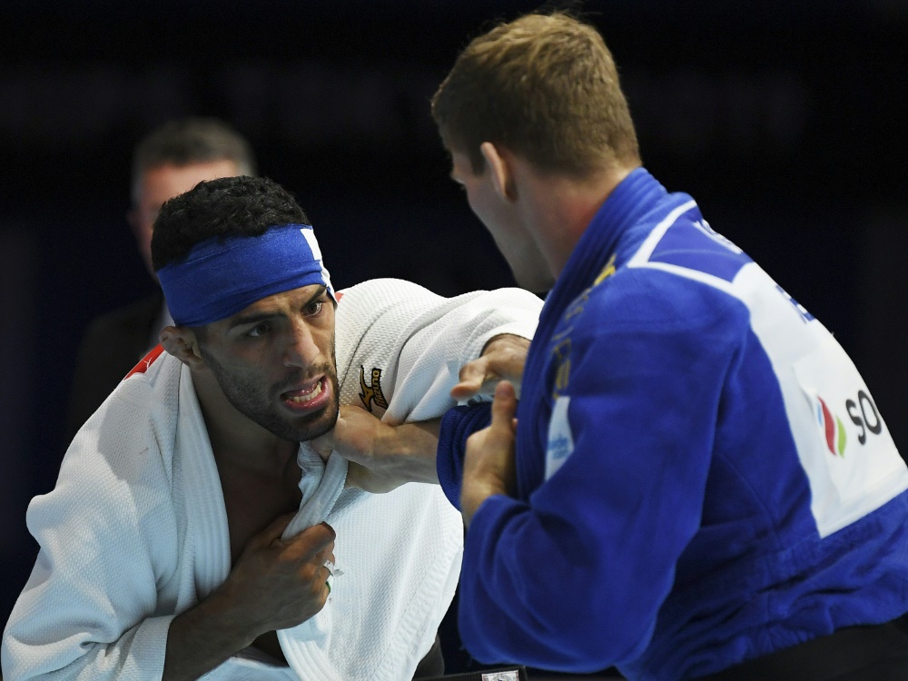 Saeid Mollaei (l.) hat in der Judo-Szene einen Aufschrei ausgelöst Saeid Mollaei (l.) hat in der Judo-Szene einen Aufschrei ausgelöst