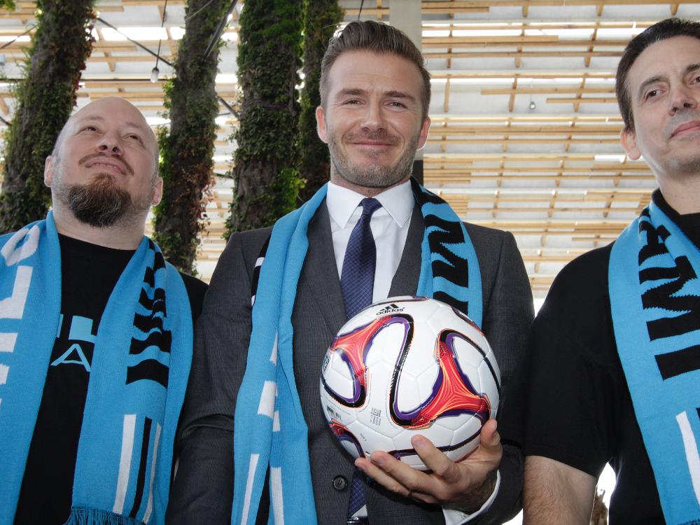 David Beckham (M.) will ein Team in Miami etablieren