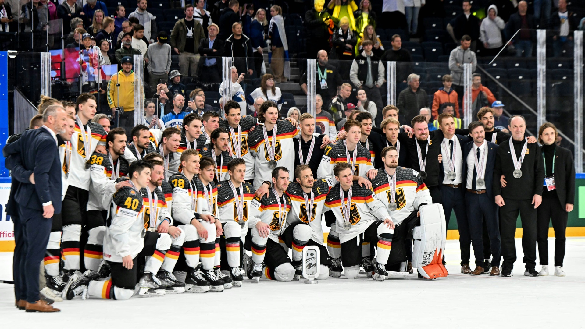 Die deutsche Eishockey-Nationalmannschaft gewann WM-Silber
