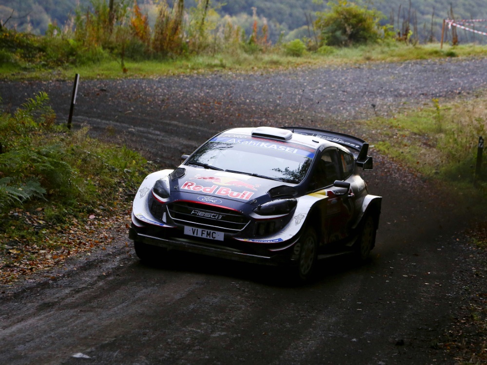 Sebastien Ogier siegte bei der Rallye in Wales Sebastien Ogier siegte bei der Rallye in Wales