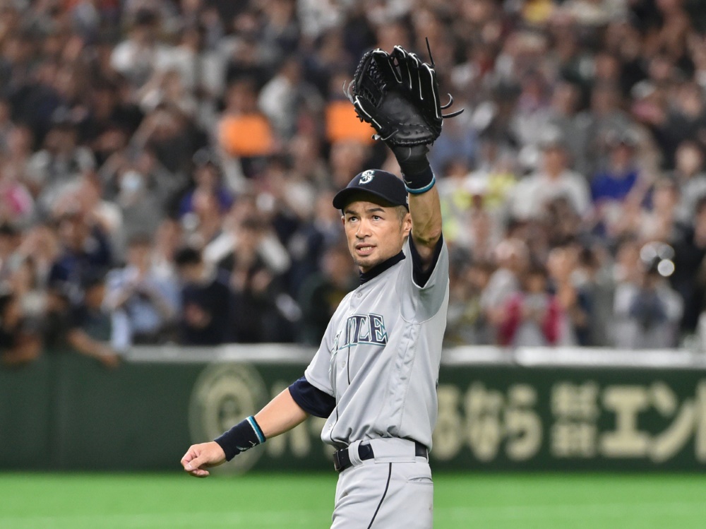 Ichiro Suzuki war seit 2001 in der MLB aktiv Ichiro Suzuki war seit 2001 in der MLB aktiv