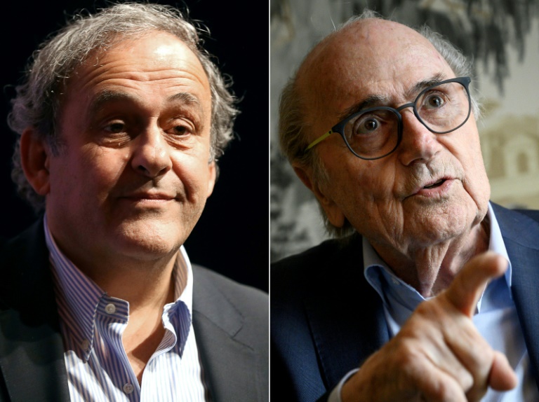 The Swiss prosecutor's office has requested an 18-month suspended jail term for Michel Platini (left) and former FIFA president Sepp Blatter (right)