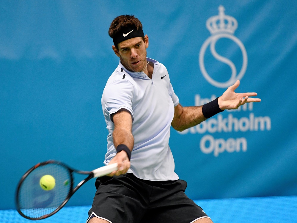 Juan Martin del Potro gewinnt in Stockholm Juan Martin del Potro gewinnt in Stockholm