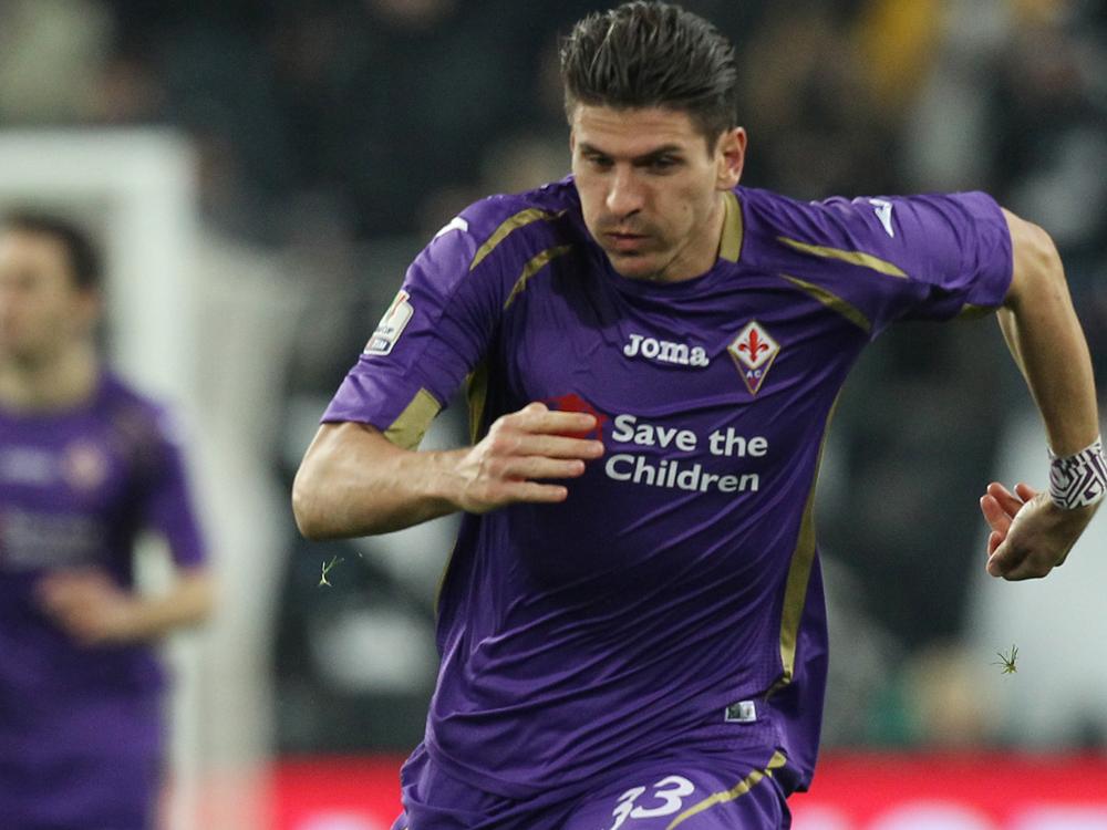 Mario Gomez' Fiorentina erkämpfte sich ein Remis