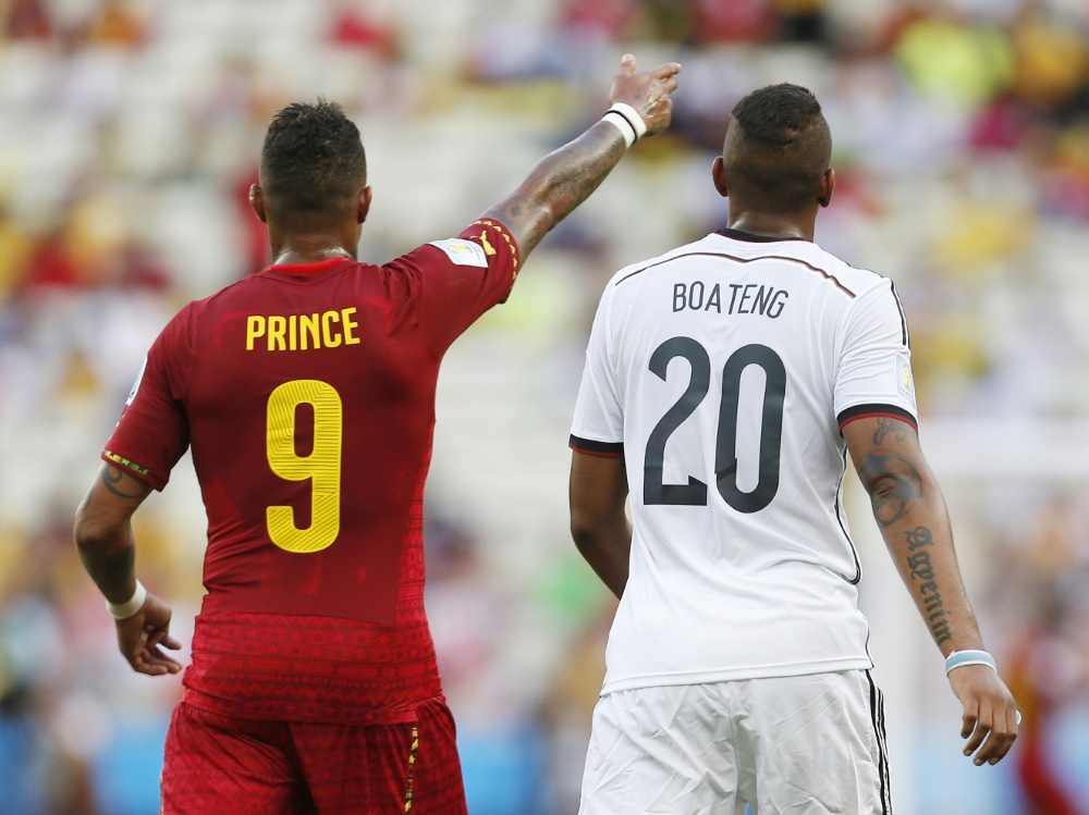 Die Nationalspieler Kevin-Prince und Jérôme Boateng Die Nationalspieler Kevin-Prince und Jérôme Boateng