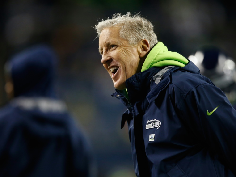 Pete Carroll bleibt bis 2021 Coach der Seattle Seahawks Pete Carroll bleibt bis 2021 Coach der Seattle Seahawks
