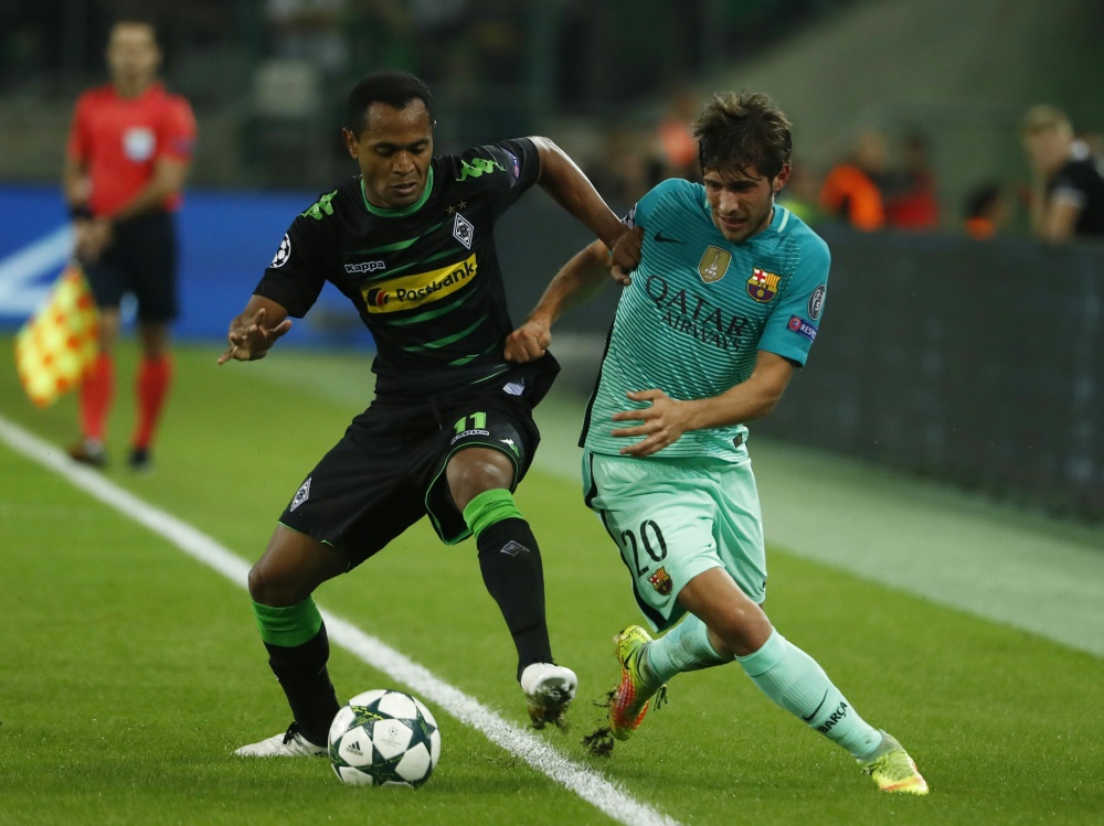 Raffael (l.) könnte gegen Celtic in den Fohlen-Kader zurückkehren Raffael (l.) könnte gegen Celtic in den Fohlen-Kader zurückkehren