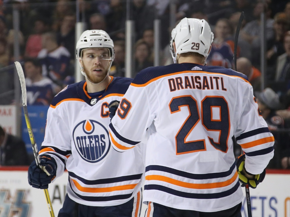 Draisaitl gelang gegen die Coyotes der 90. Scorerpunkt Draisaitl gelang gegen die Coyotes der 90. Scorerpunkt
