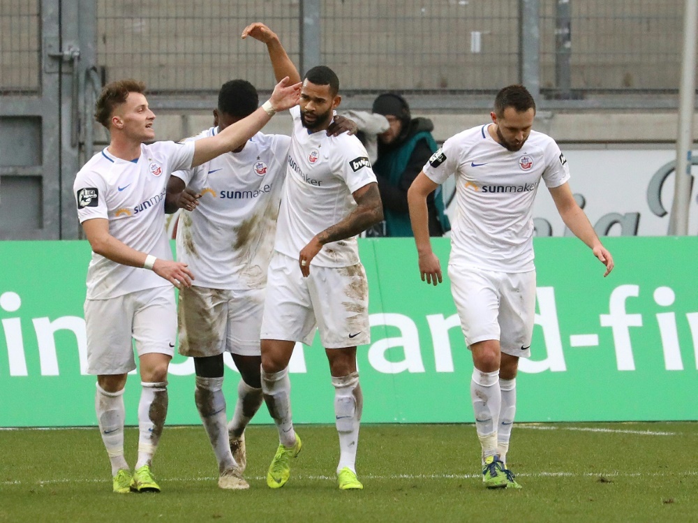 Hansa Rostock durfte einen 2:1-Erfolg bejubeln
