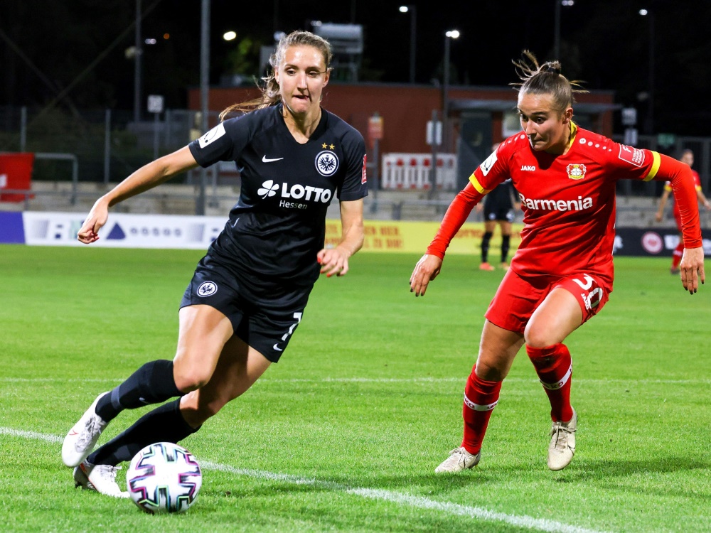 Eintracht Frankfurt bindet Lara Prasnikar (l.) bis 2025